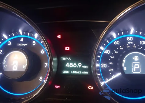 2014 Hyundai Sonata Gls z USA, uszkodzony, nr VIN 5NPEB4AC6EH942550